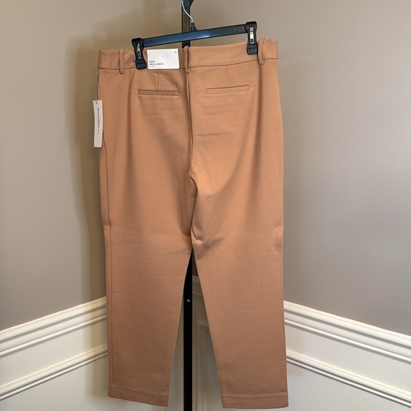 Liz Claiborne Pants Size 14 Emma Ankle Length Mid Rise signature Carmel - Picture 7 of 9